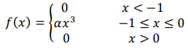 Плотность распределения вероятностей непрерывной случайной величины задана формулой: 𝑓(𝑥) = { 0 𝑥 < −1 𝛼𝑥 3 −1 ≤ 𝑥 ≤ 0 0 𝑥 > 0 Найти: 𝛼, 𝑀(𝑋), 𝐷(𝑋), 𝜎(𝑋), функцию распределения
