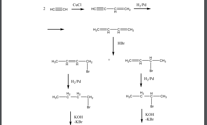 Из ацетилена получите 1- и 2-бутанолы. С полученными спиртами напишите реакции на холоду и при нагревании. Приведите механизмы реакций