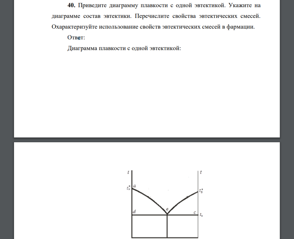 Как строить диаграммы плавкости