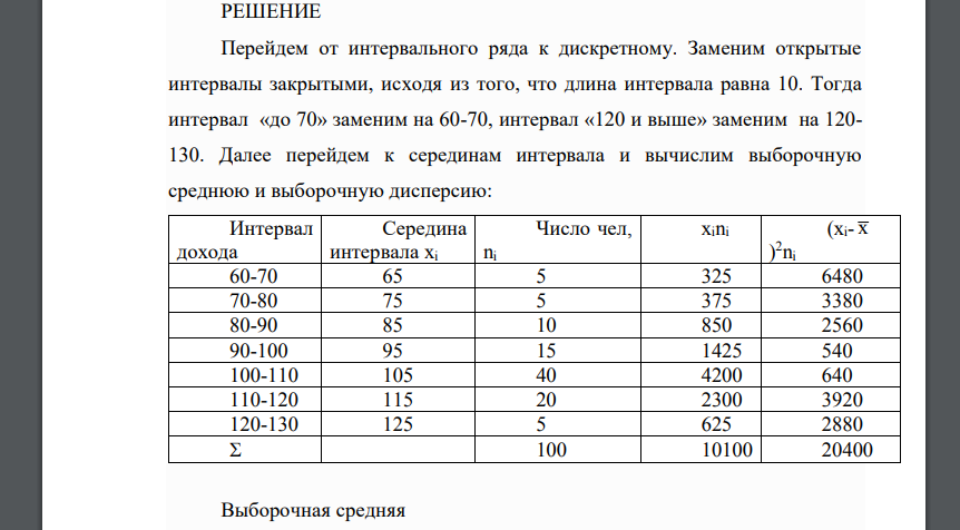 Для анализа выполнения плана на предприятии проведена 15% механическая выборка по способу бесповторного отбора