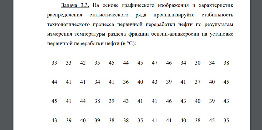 На основе графического изображения и характеристик распределения статистического ряда проанализируйте стабильность