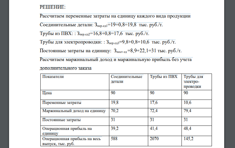 ООО «ХХХ» на предстоящий месяц запланировало произвести и реализовать трубной продукции в ассортименте