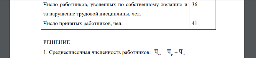 Расчетно-графическая работа № 2 па тему «Трудовые ресурсы организации» Исходные данные представлены в табл