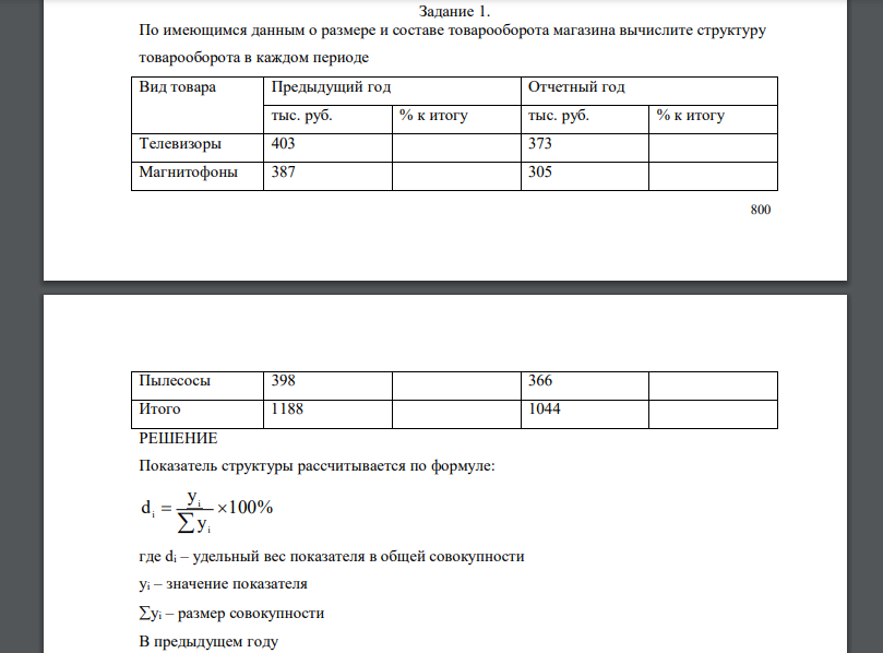 Решение периодов. Структура товарооборота формула. По имеющимся данным. Удельный вес в структуре товарооборота формула. На основе товарооборота рассчитать структуру каждой группы.