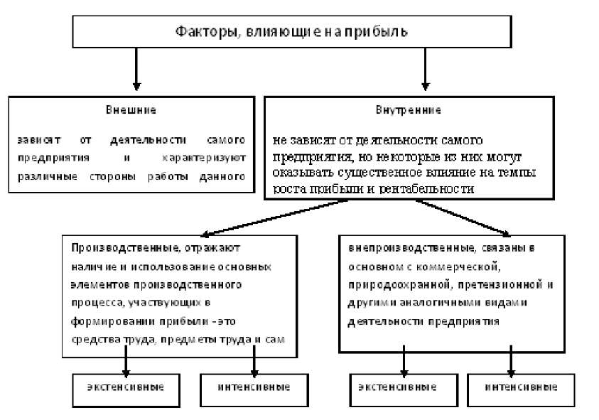 Факторы окружающей среды проекта которые могут повлиять на величину выручки от реализации продукции