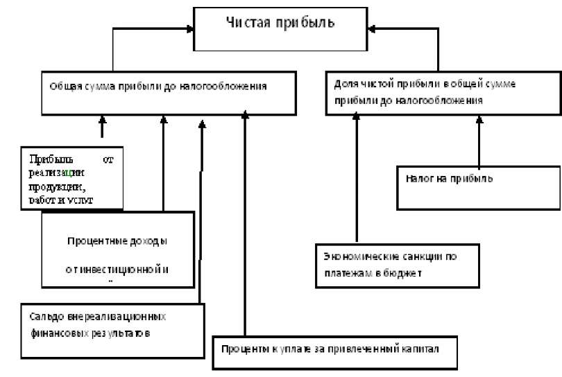 Схема распределения чистой прибыли