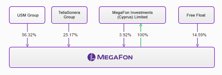 Организационная структура мегафона схема