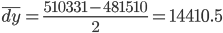 frac%7b510331%20-%20481510%7d%7b2%7d%20=%2014410