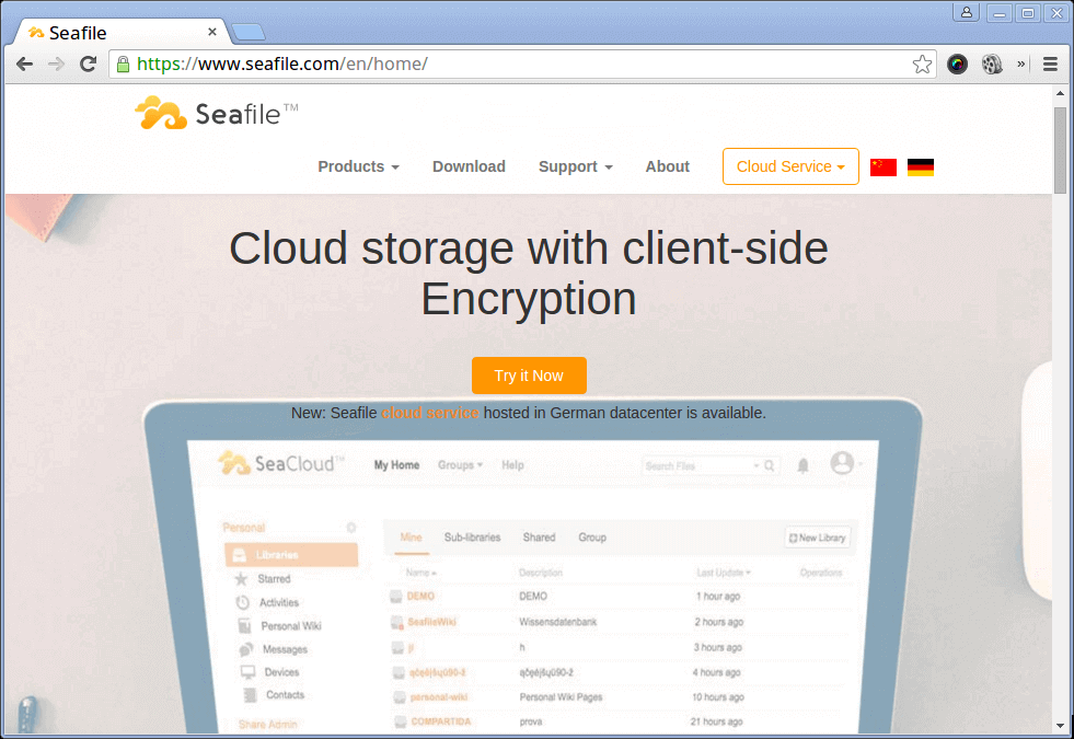 Seafile-Cloud-Storage