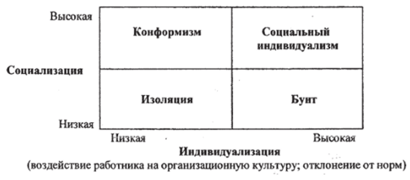 Матрица социализации и индивидуализации