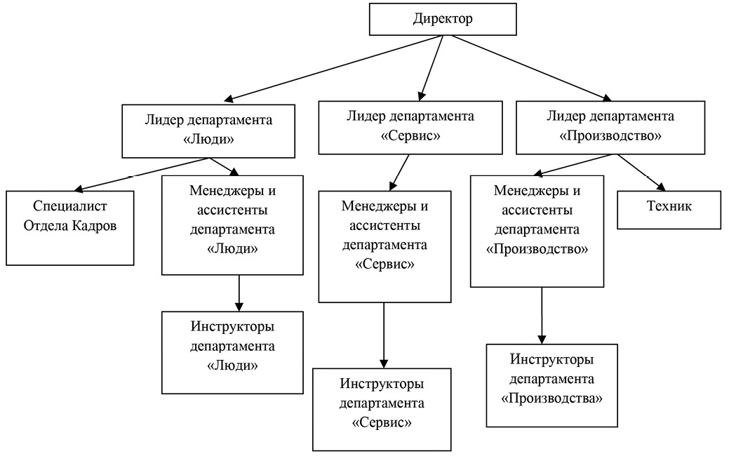 Структура макдональдса схема организационная