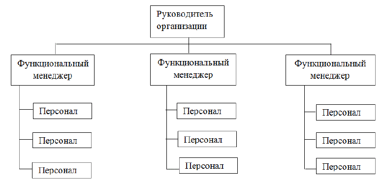 Организационная структура цветочного магазина схема