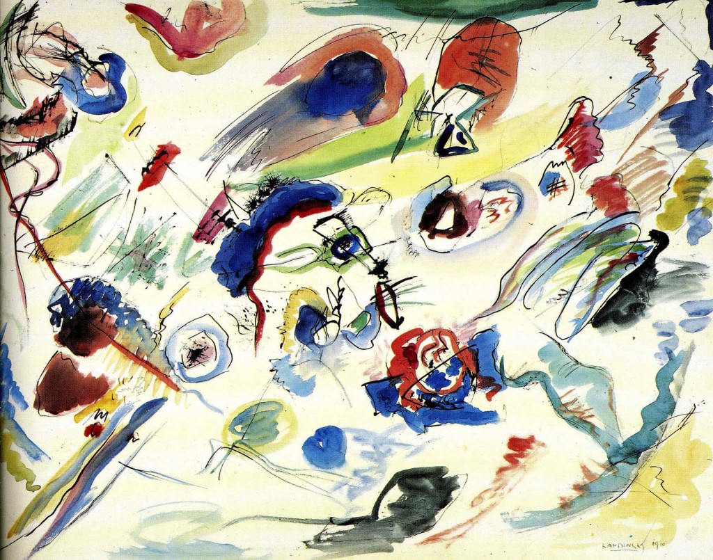 V. V. Kandinsky. "First abstract watercolour" of 1910