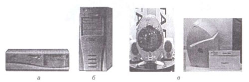 Разновидности корпусов персональных компьютеров