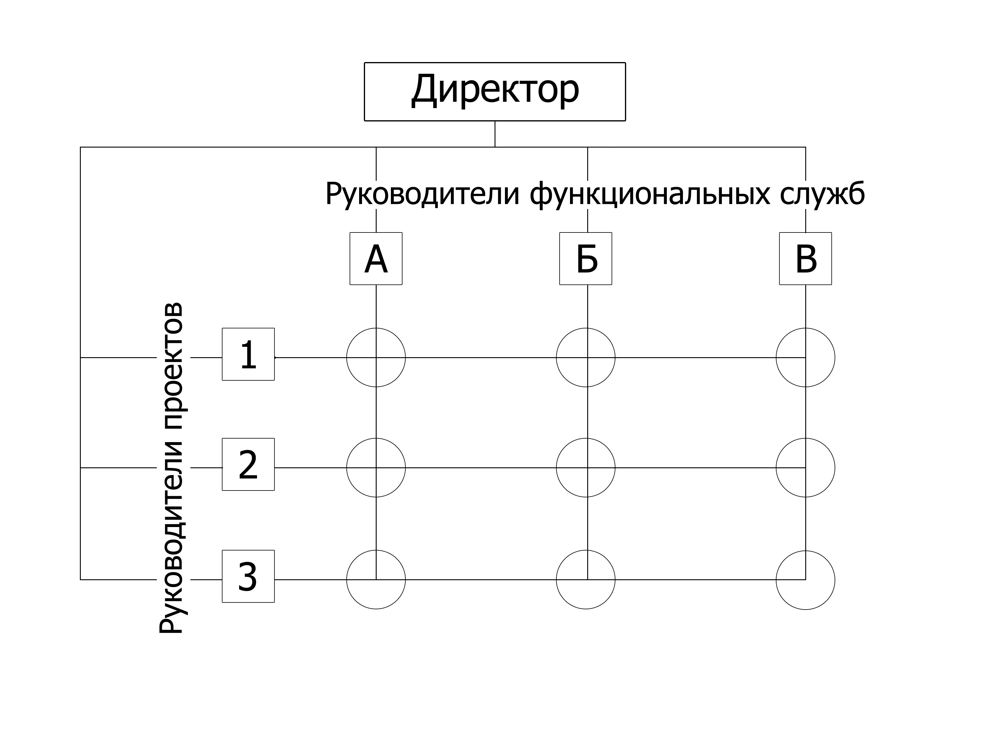 Матричный вид структуры