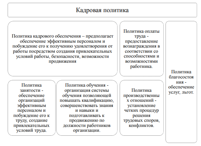 Особенности кадрового обеспечения