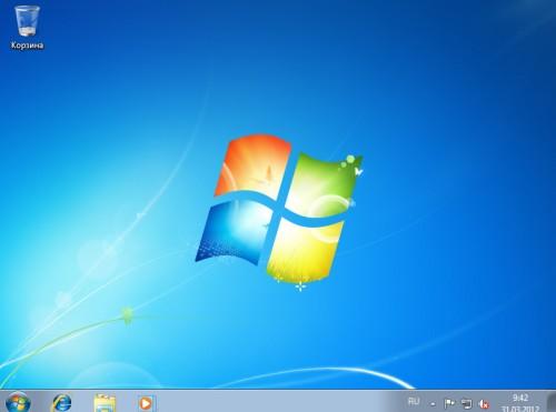 Рабочий стол Windows 7