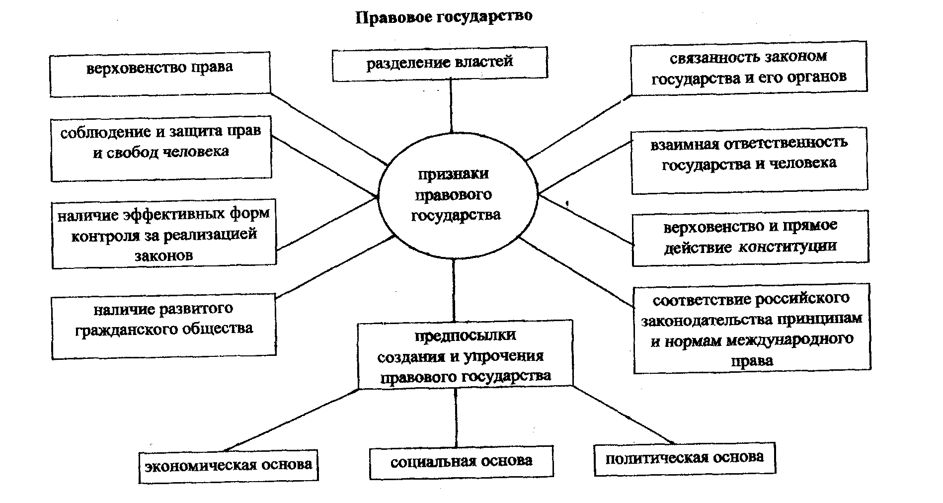 Правовое государство теория и практика проект