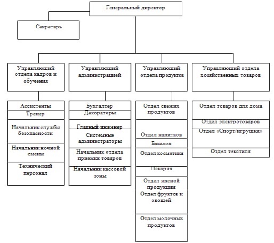 Организационно экономическая характеристика. Организационная структура предприятия Ашан. Организационная структура ООО Ашан схема. Организационная структура управления Ашан схема. Схема организационной структуры предприятия Ашан.