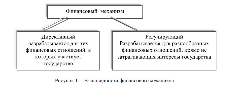 Разновидности финансового механизма 