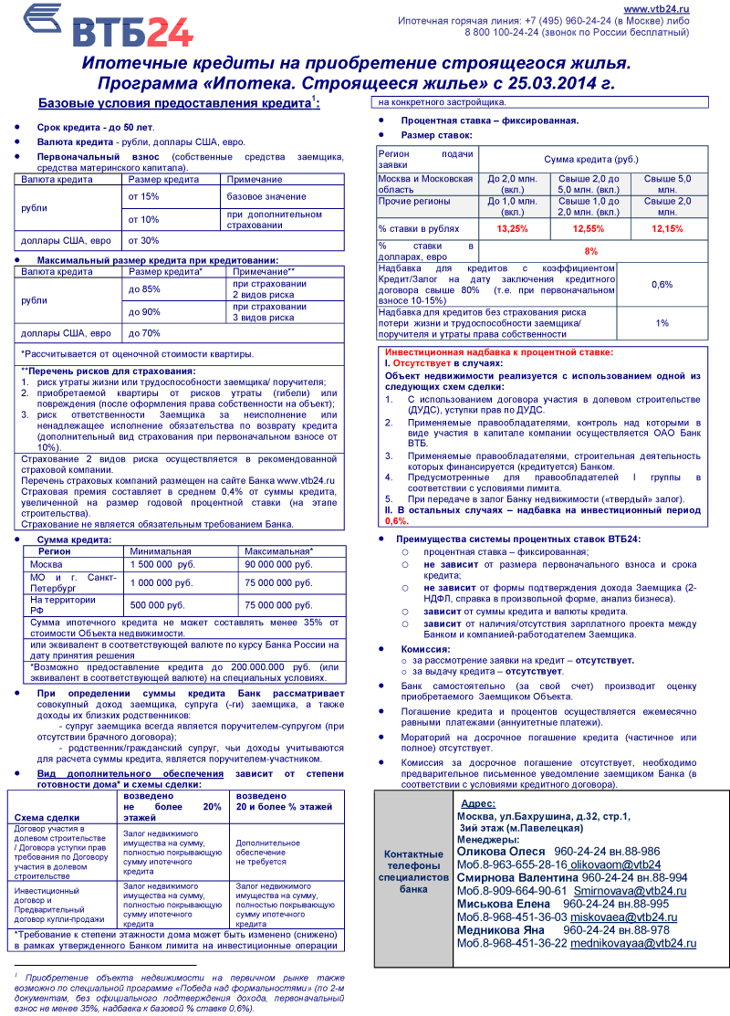 Втб образец договора купли продажи квартиры ипотека