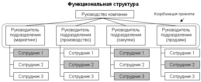 РИС. 2. ФУНКЦИОНАЛЬНАЯ ОРГСТРУКТУРА