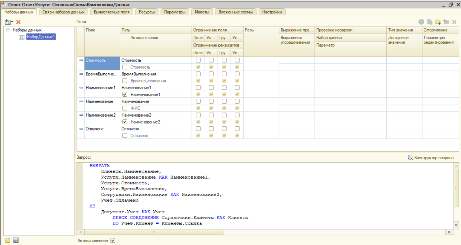 Ресурсы схема компоновки данных