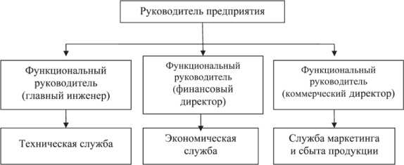 — Функциональная структура управления