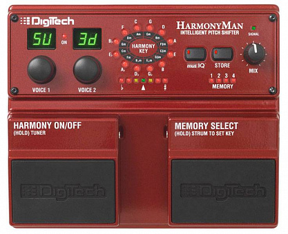 ГИТАРНЫЙ ПРОЦЕССОР DIGITECH HARMONYMAN SMART GUITAR HARMONY PEDAL