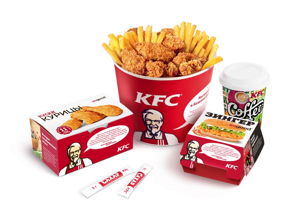 Дизайн упаковки продукции KFC