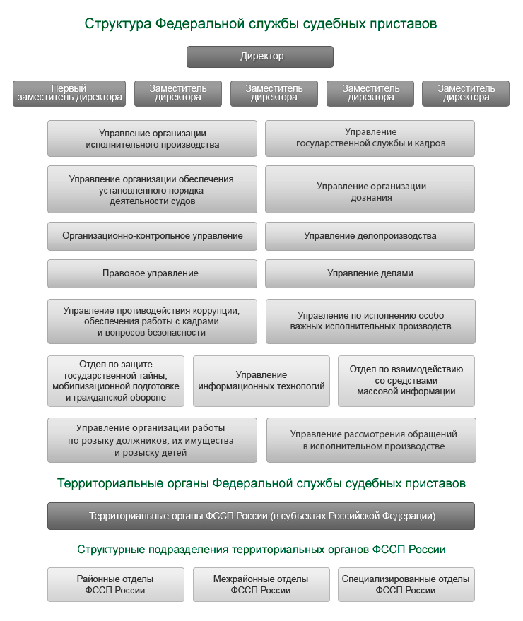 Структура ФССП