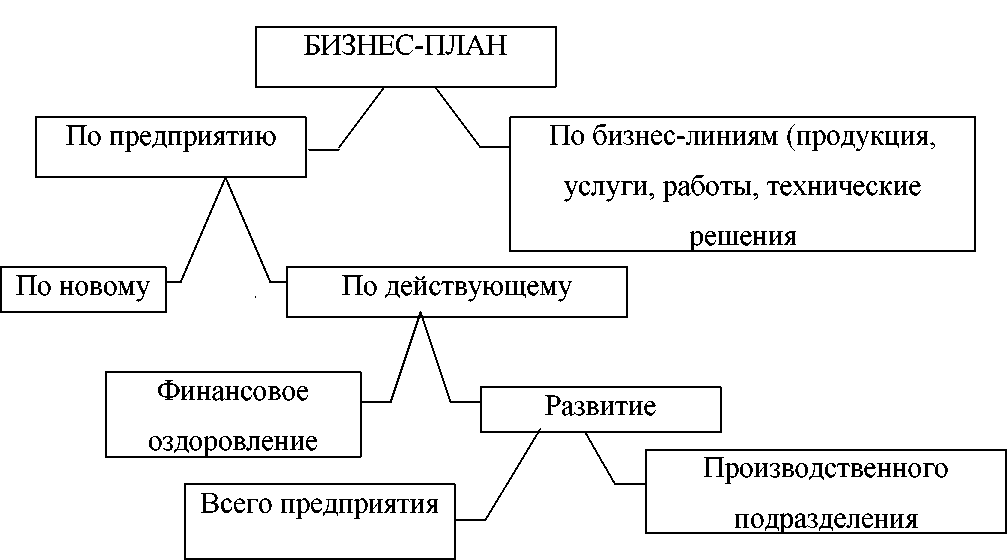 Виды бизнес планов